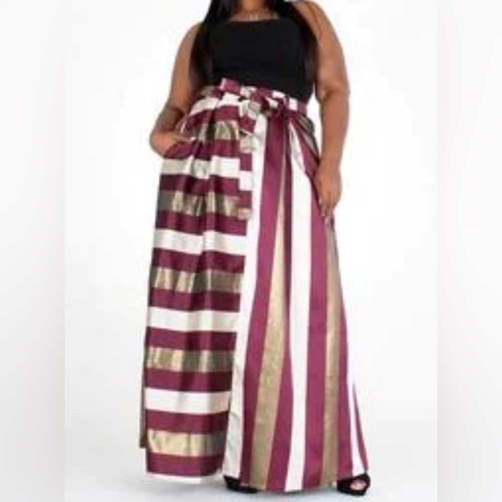 Cleo- Burgundy Maxi skirt